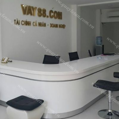 Quầy Lễ Tân Thấp Sơn QLTT S04