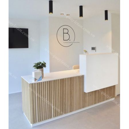 Quầy Lễ Tân Hiện Đại - Cao Cấp QLTCC122
