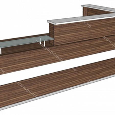 Quầy Lễ Tân Lệch Sơn QLTL S16